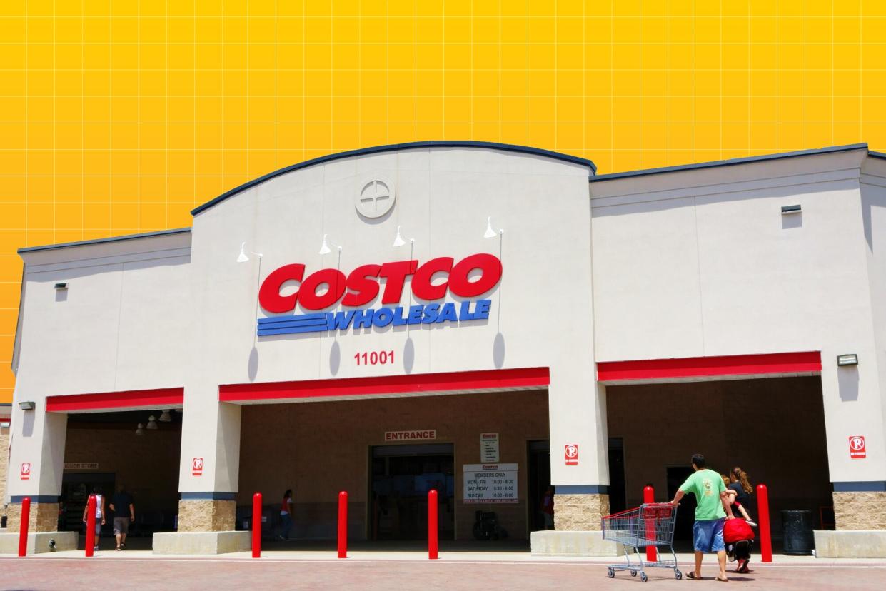 a photo of a Costco storefront