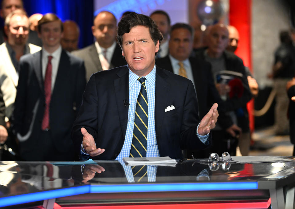Fox News host Tucker Carlson at Fox Nation's Patriot Awards in November 2022.
