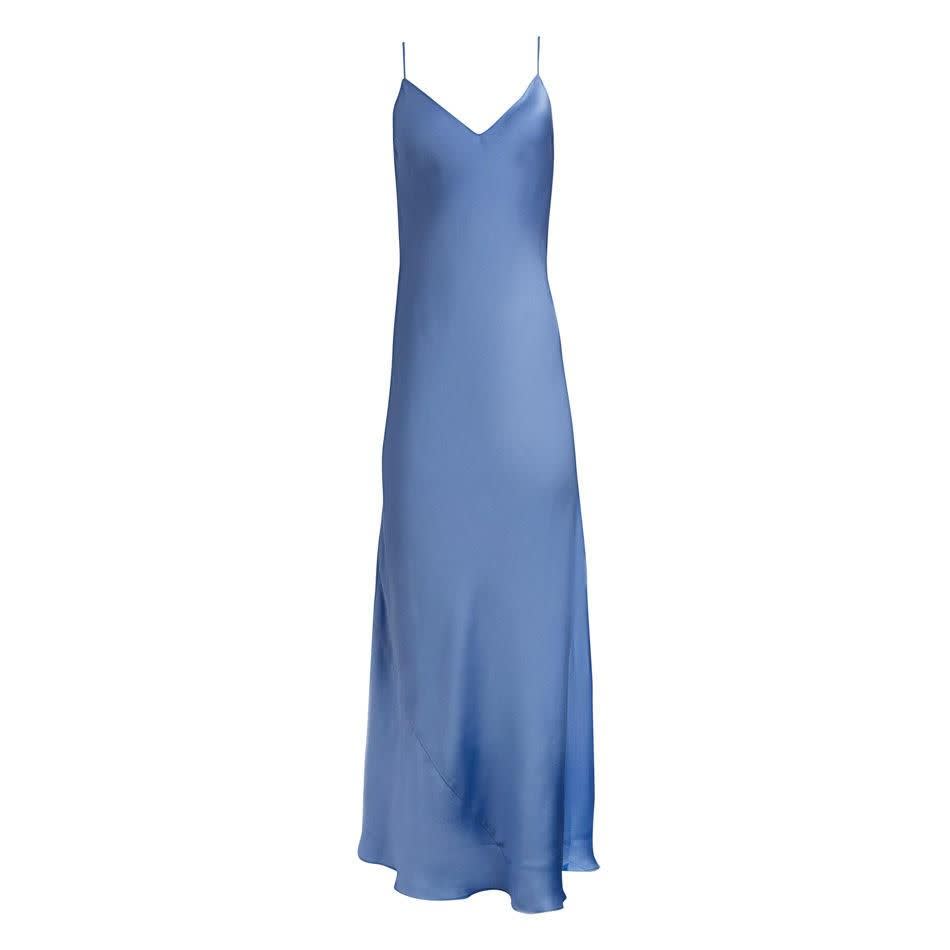 Moonstone Blue Slip Dress