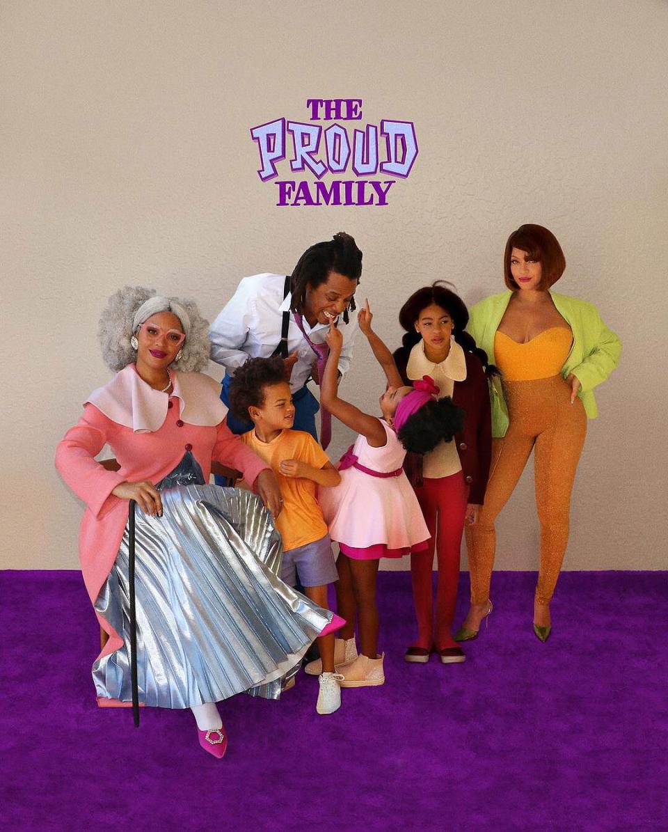 The Proud Family Cast Praises Beyoncé and JAY-Z's Family Halloween ...