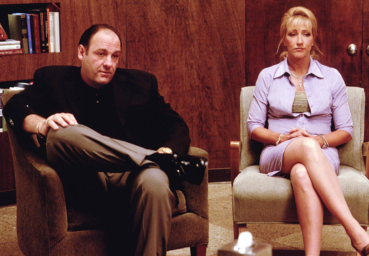 "Die Sopranos": Tony (James Gandolfini) und Carmela (Edie Falco). (Bild: HBO)
