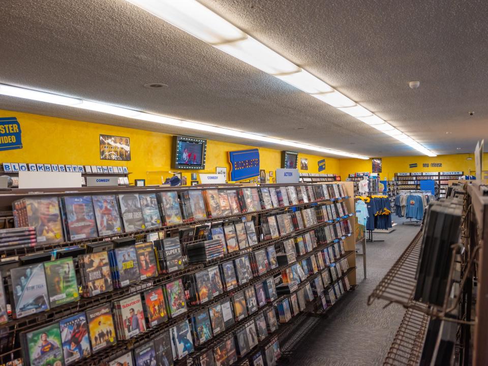 last blockbuste aisles of videos