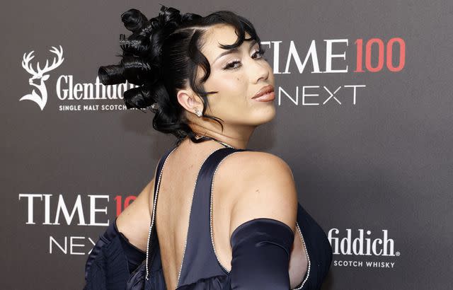 <p>Mike Coppola/Getty Images for TIME</p> Kali Uchis asiste al evento 2023 TIME100 Next en Second Floor el 24 de octubre de 2023 en la ciudad de Nueva York.