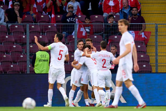 La selección celebra el gol (Photo: Quality Sport Images via Getty Images)