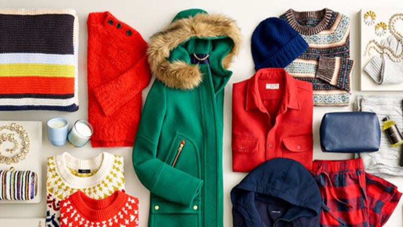 Stock up on sweaters, coats and more goodies during this extended J.Crew sale.