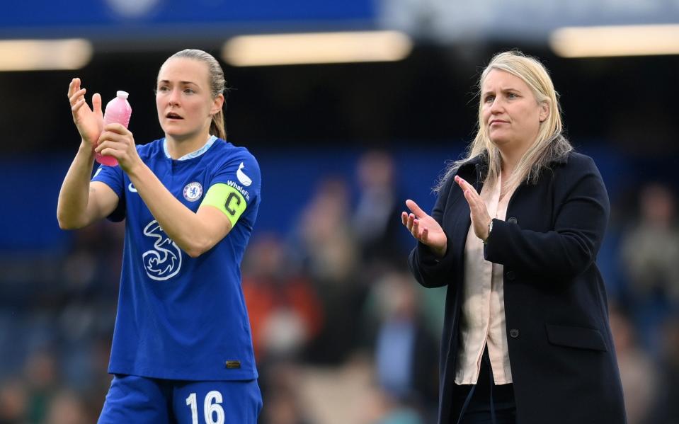 Emma Hayes has already reshuffled her squad for next season with Magdalena Eriksson moving on this summer - Getty Images/Alex Broadway