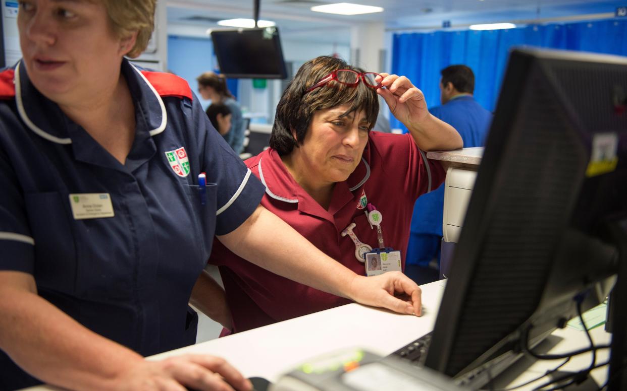 The NHS is already widely failing to meet its A&E target - COPYRIGHT : JULIAN SIMMONDS
