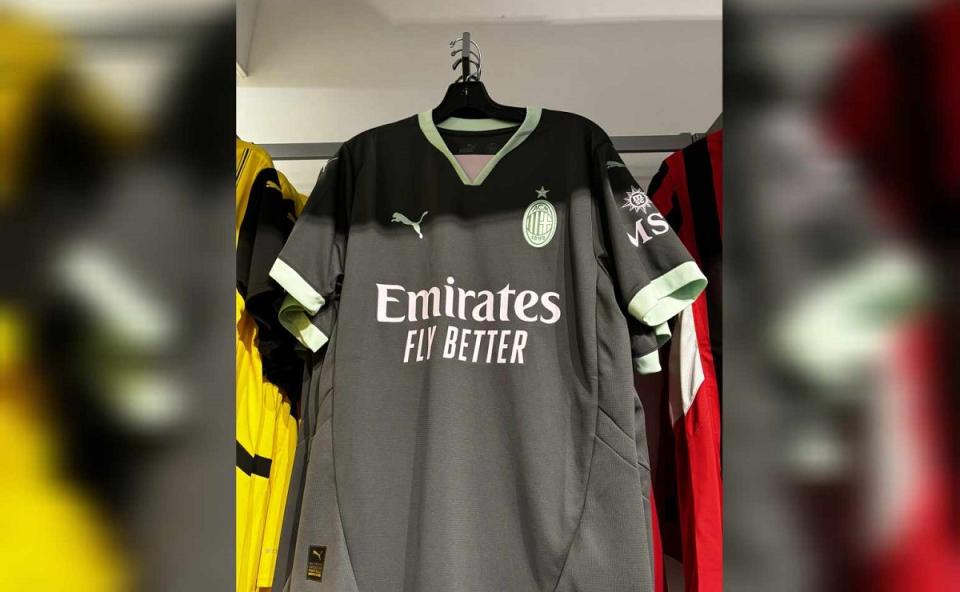 Photo: Milan’s third kit for the 2024-25 season captured in person