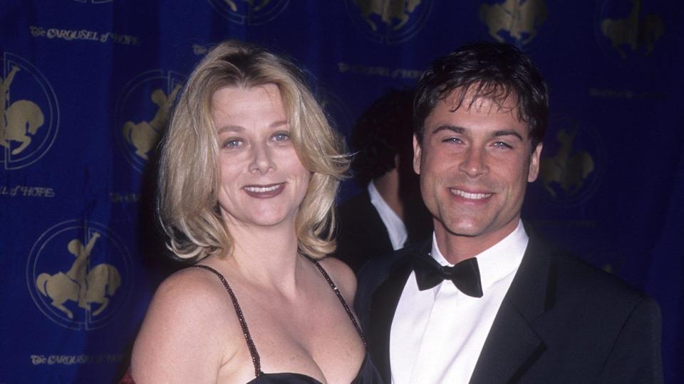 October 25, 1996: Rob Lowe and Sheryl Berkoff get dressed up for charity