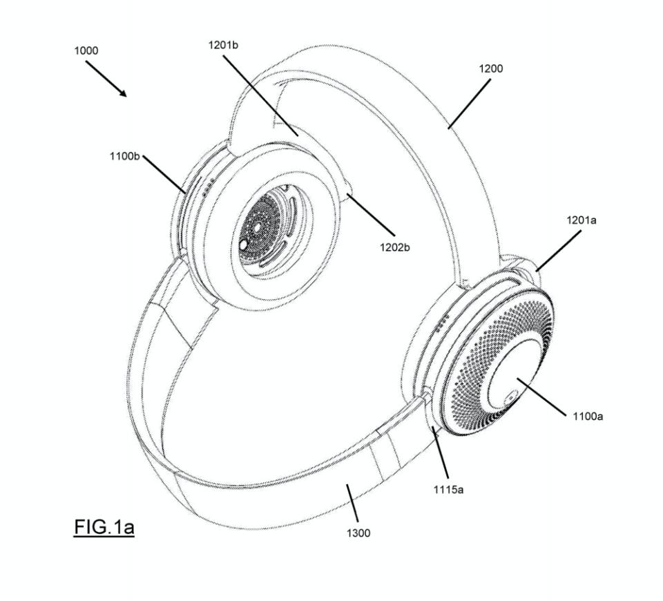 ▲Dyson Zone空氣清淨耳機相關設計專利在2020年就已經曝光