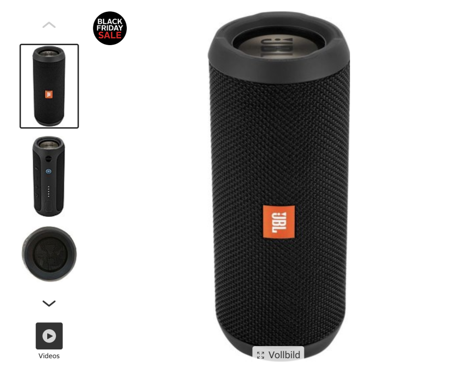 JBL Flip 3 Stereo Bluetooth-Lautsprecher (Screenshot: Otto)