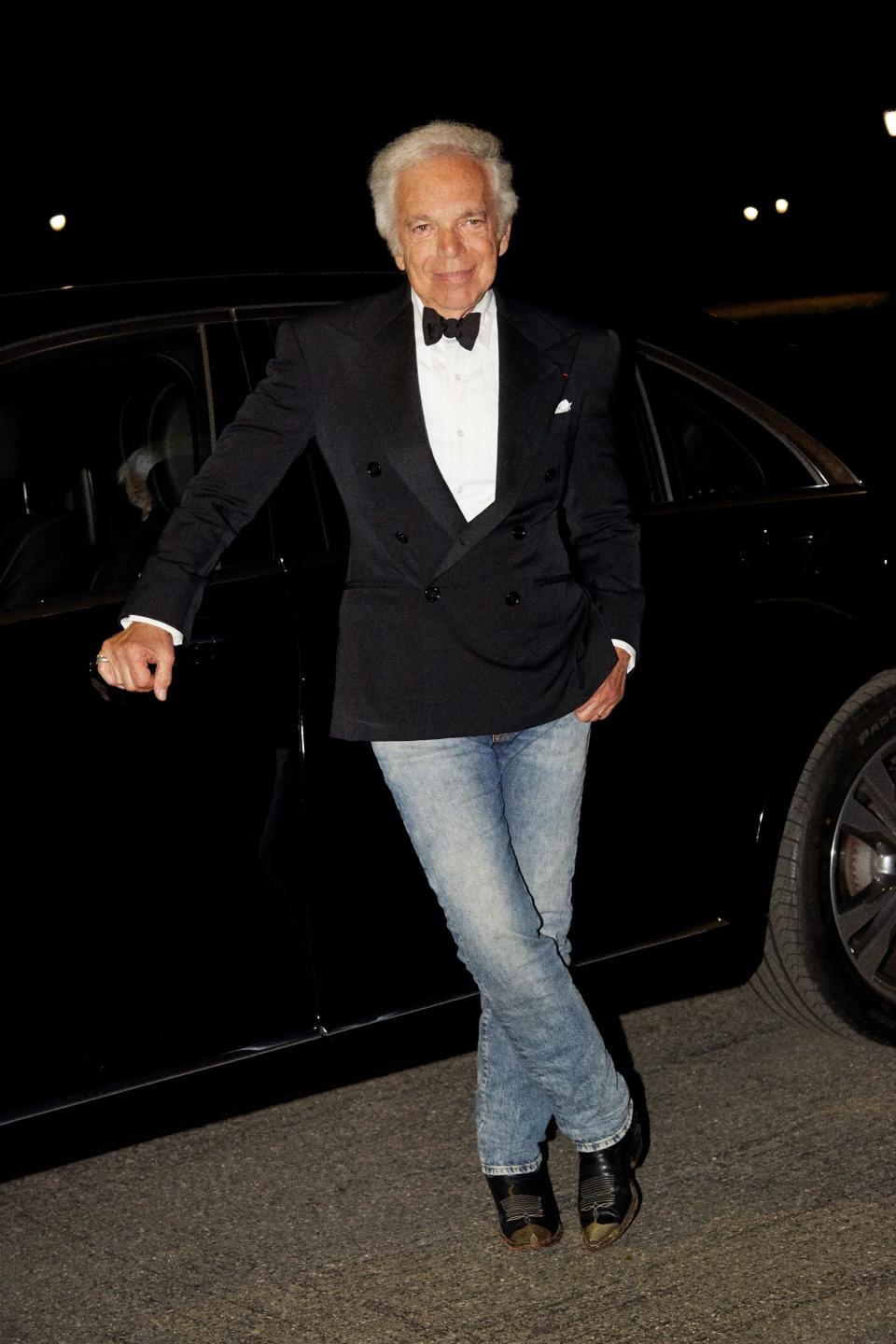 The American fashion icon celebrated his 50th anniversary with a grand fête in Central Park.