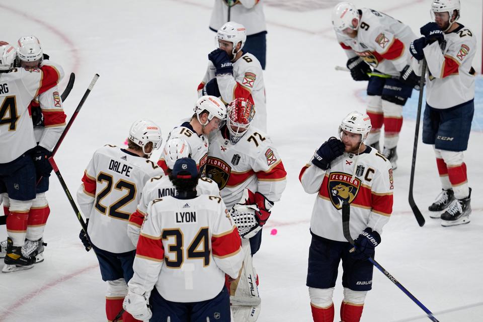 The last time we saw the Panthers on the ice they had just been eliminated by the Vegas Golden Knights in the Stanley Cup Final.