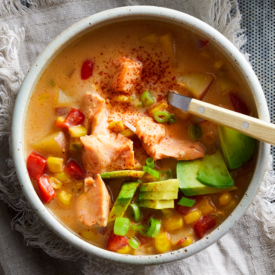 Southwest Salmon Chowder