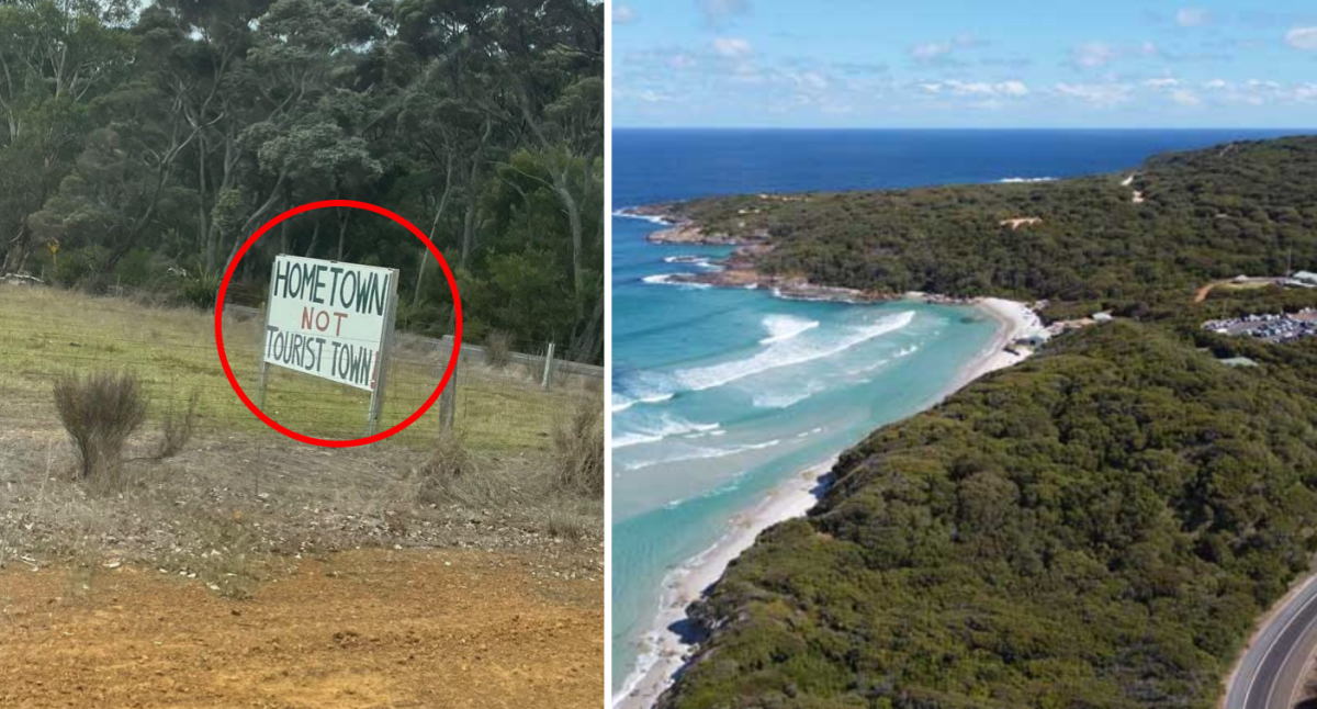 澳大利亚热门旅游小镇的一个有争议的标志引发激烈争论