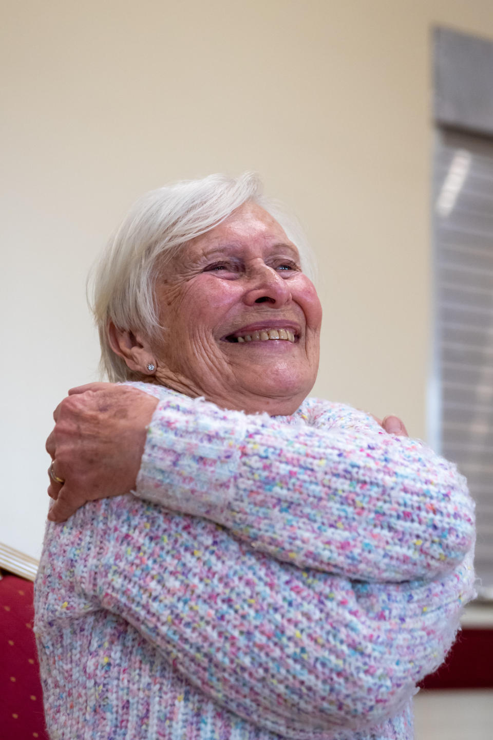 Members say the group has helped with their mental health. (James Linsell-Clark/SWNS)

