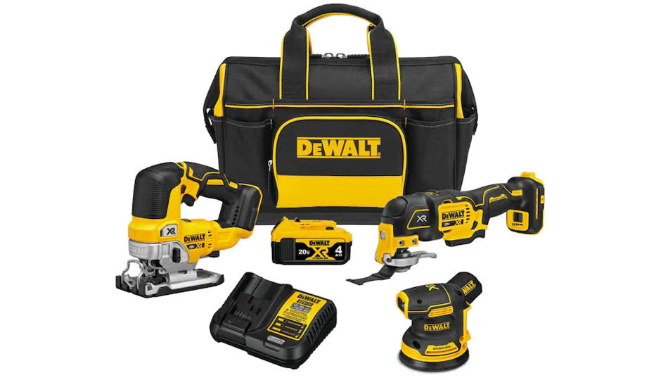 Upgrade your workshop with new tools by Dewalt! (Photo: Lowe's)