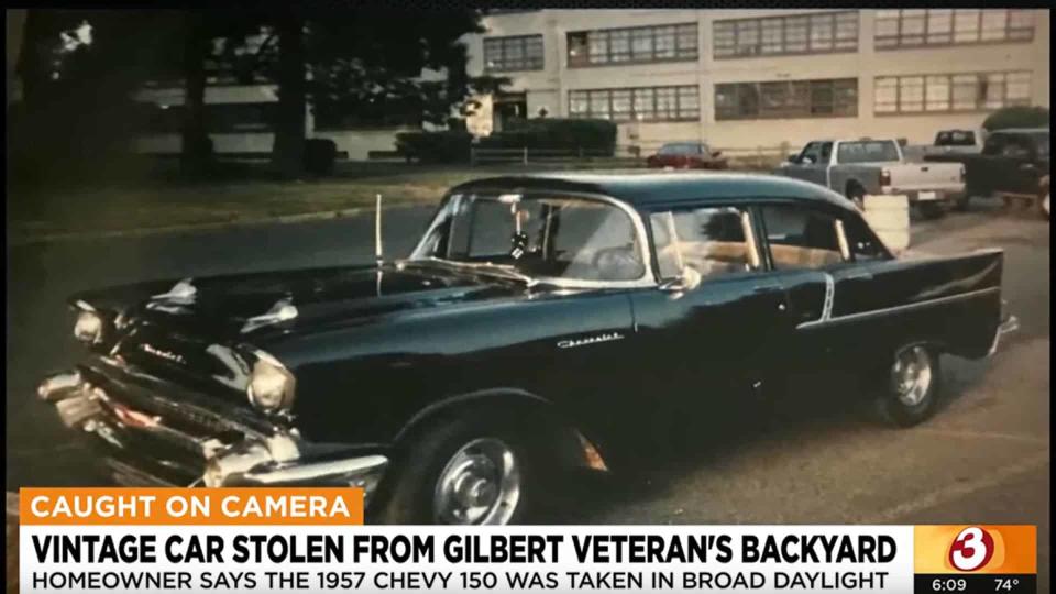 Someone Stole A Veteran’s 1957 Chevy In Gilbert, Arizona