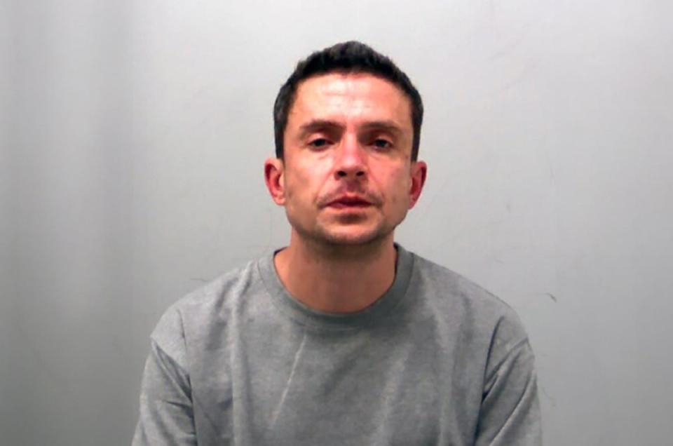 Nicholas Hawkes, 39, was jailed for 15 months after he sent an image of his genitals to a teenager and a woman on iMessage and WhatsApp (Essex Police/PA Wire)