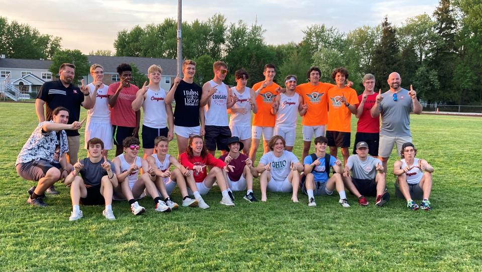 Crestview's boys track and field team won its second consecutive Firelands Conference team title Friday at New London High School.