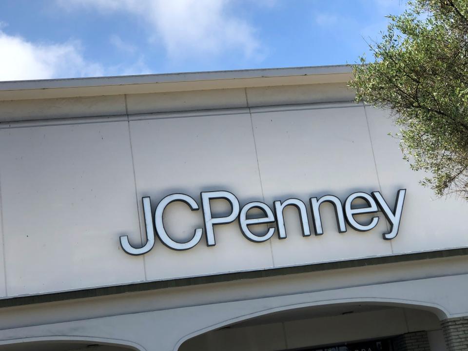 FILE PHOTO: A JC Penney store is shown in Oceanside, California, U.S., July 31, 2019. Picture taken July 31, 2019.  REUTERS/Mike Blake/File Photo