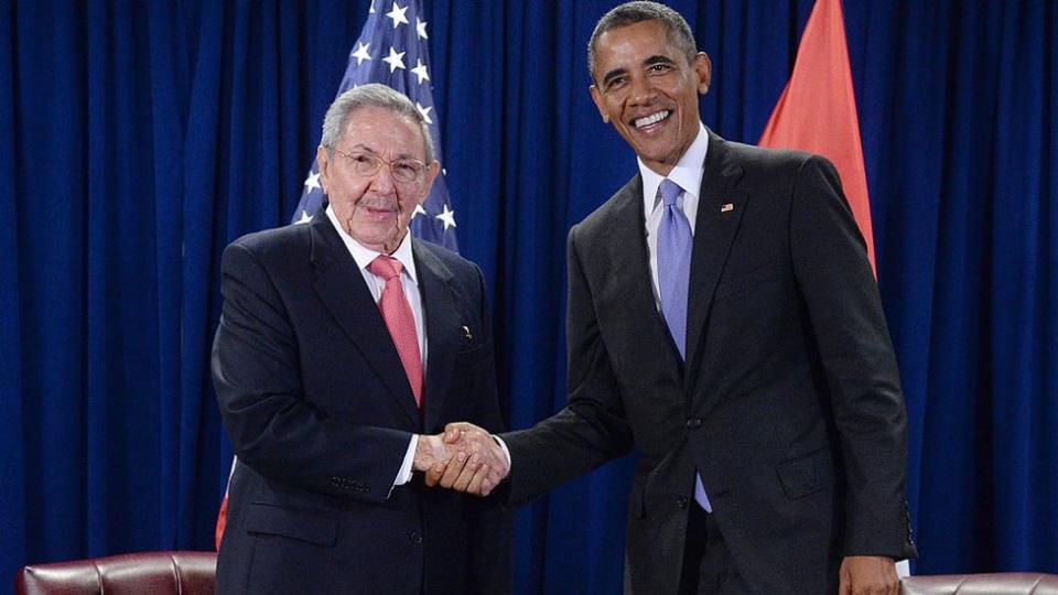 Raúl Castro y Barack Obama