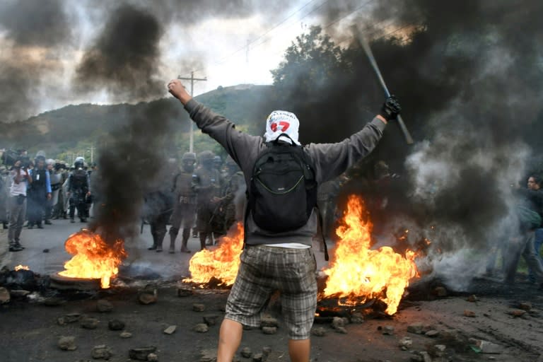 Honduras' contested presidential election has set off a wave of violence amid opposition protests like this one against President Orlando Hernandez, declared the winner after a weekslong vote count