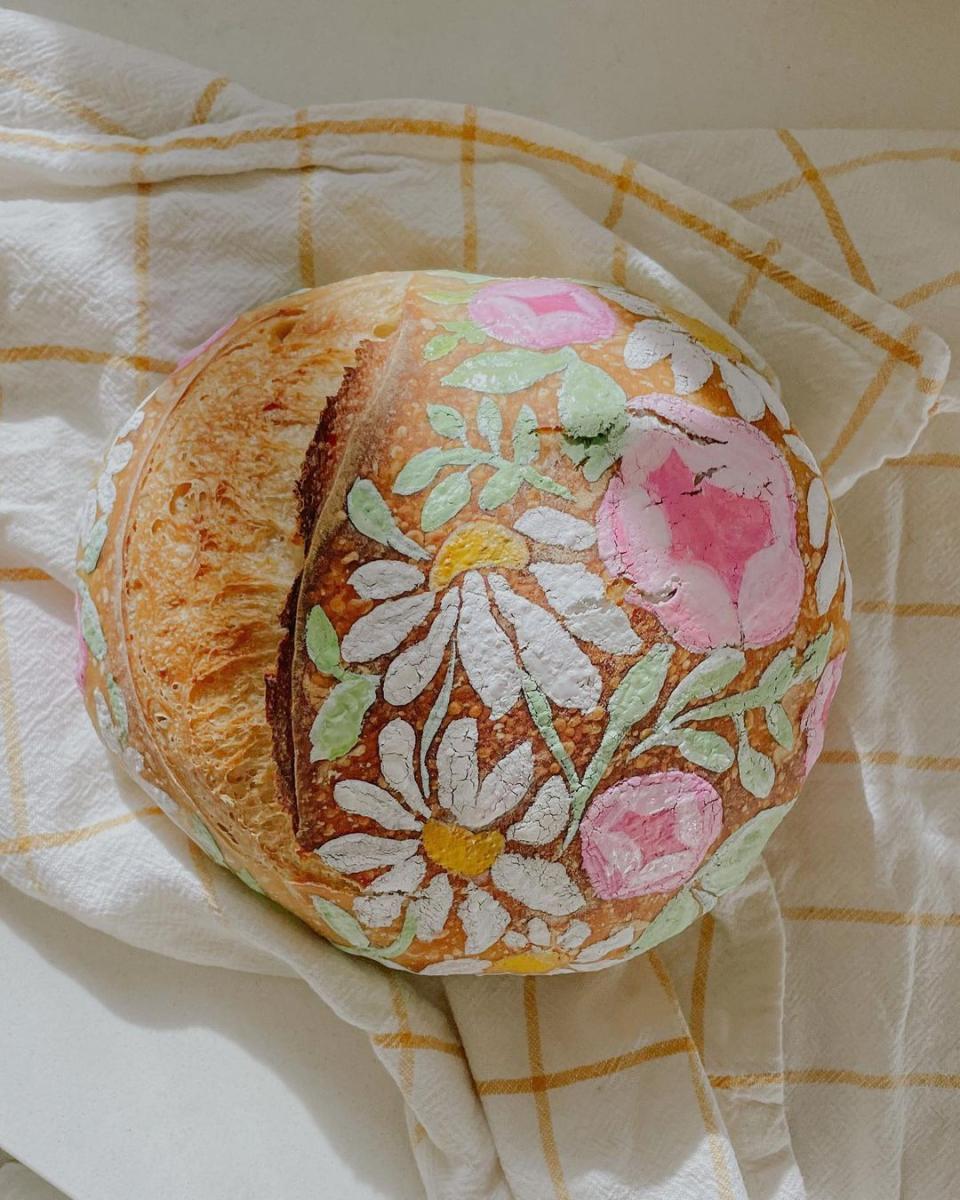 painted sourdough