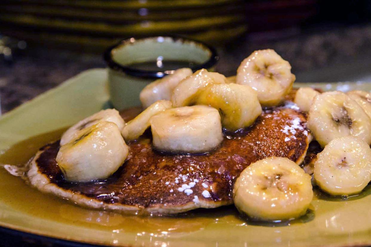 Bananas Foster Pancakes