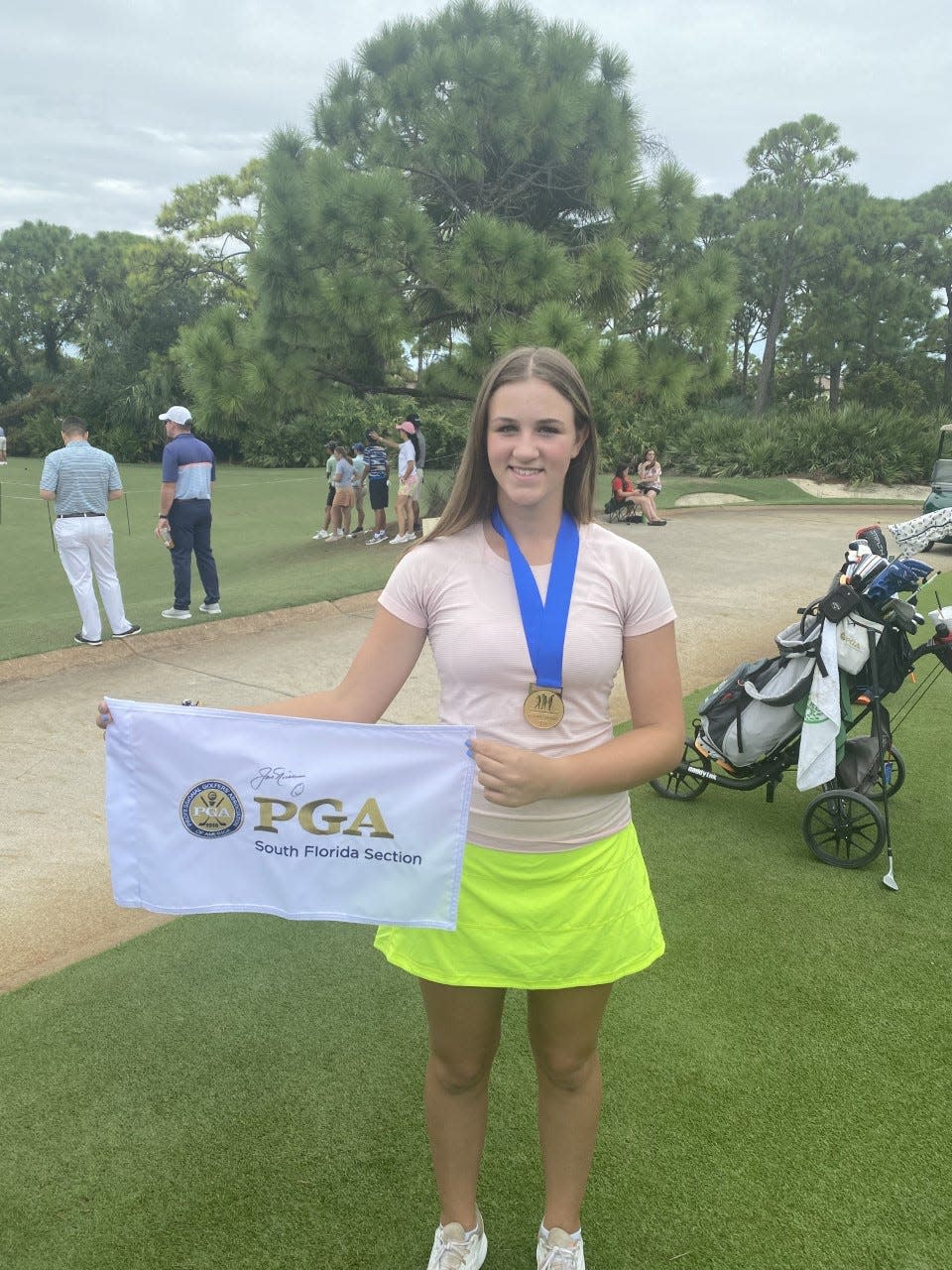 Jupiter's Leah Gram advanced to the Drive Chip & Putt competition next spring in Augusta, Georgia in the Girls 12-13 with 129 points.