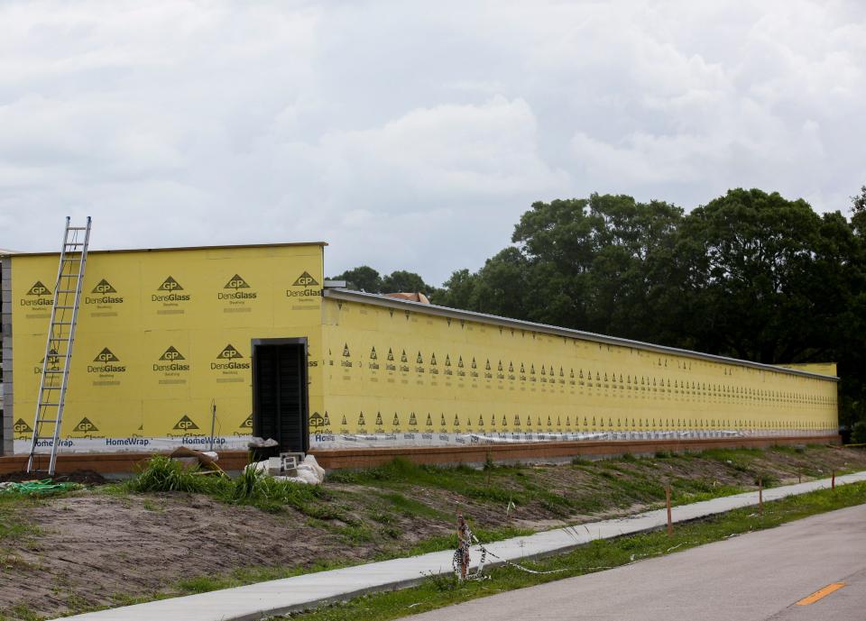 CubeSmart, a self-storage facility located at 901 20th St., is seen under construction on Monday, April 24, 2023, in Vero Beach. 
