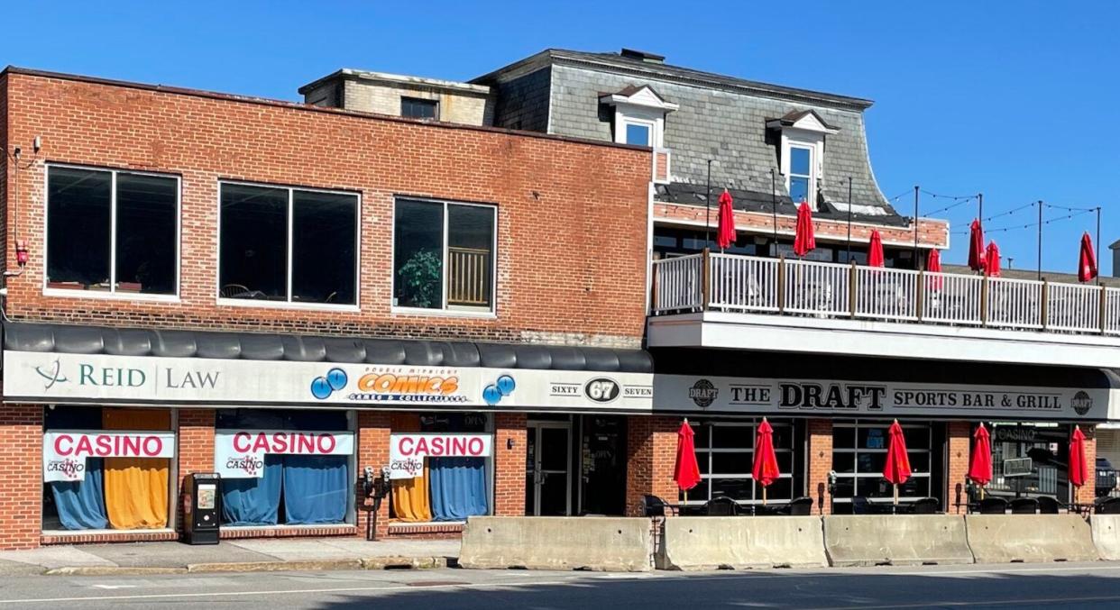 Andy Sanborn’s casino is operated out of his Draft Sports Bar and Grill on South Main Street in Concord.