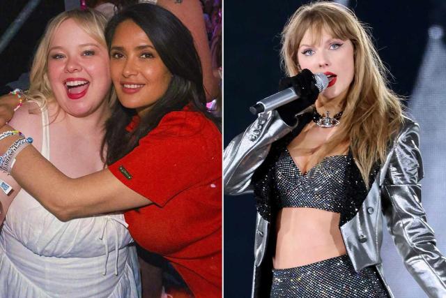 Salma Hayek Documents Seeing Taylor Swift's Eras Tour in ...