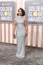<p>Angela Bassett , who won an award for her role as Queen Ramonda in Black Panther: Wakanda Forever, wore Pamella Roland with Chopard jewellery.</p>