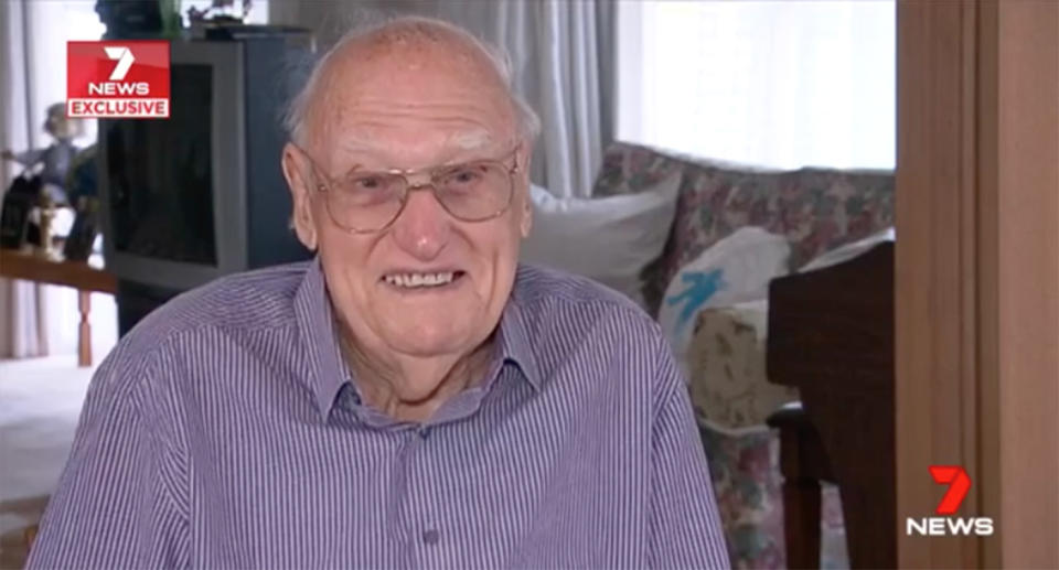 92-year-old Narre Warren man Joseph Wisdom survives stroke without affect