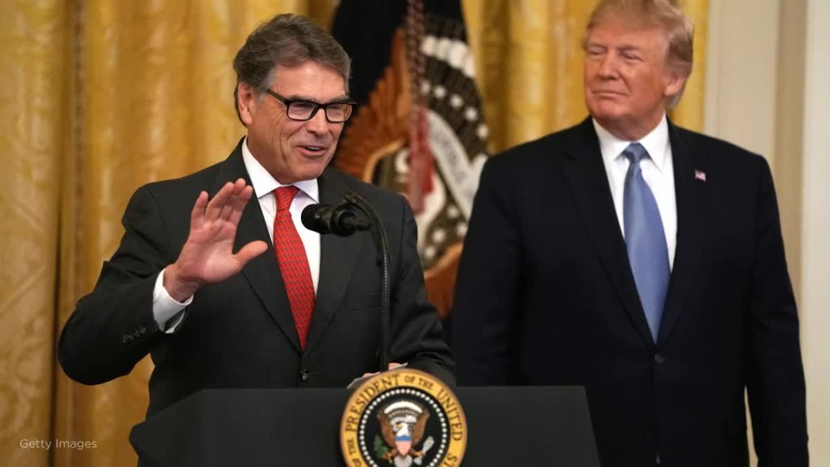 Energy Secretary Rick Perry Tells Trump He Plans On Resigning Video