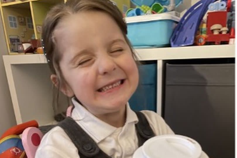 Grace Fisher, 5, who has a milk allergy, is now drinking 120ml milk a day, and will soon be able to eat pizza with her friends