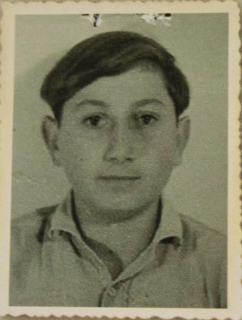 A photo of Martin Baranek when he was a child. Baranek, a Holocaust survivor and father of a Miami synagogue leader, died Friday at the age of 92.