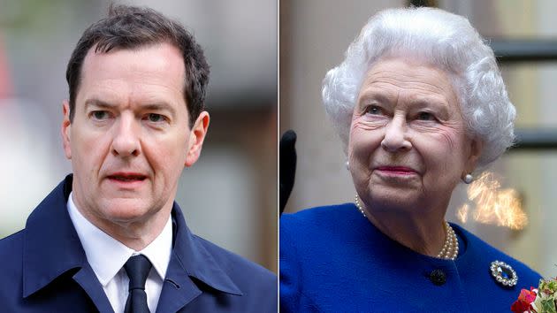 George Osborne admitted being influenced by the Queen.