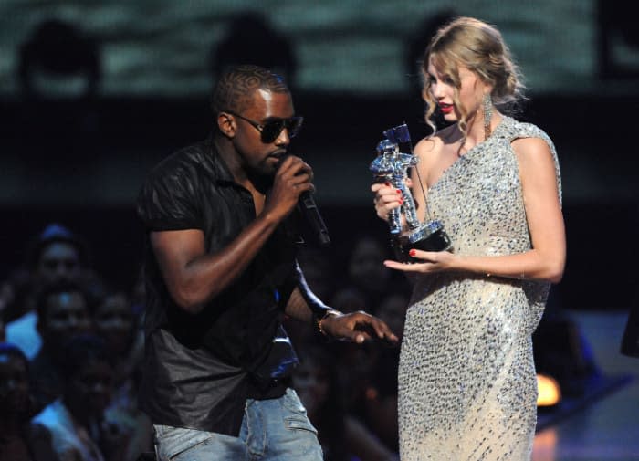 Taylor Swift y Kanye West