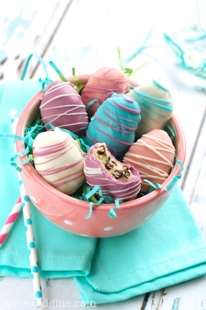 Easter Egg Cookie Dough Truffles