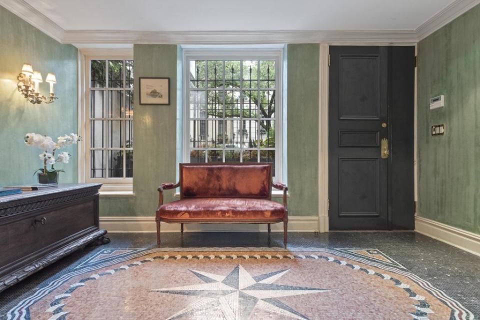 The five-story residence has lots of exquisite detail, such as mosaic floors. Concierge Auctions