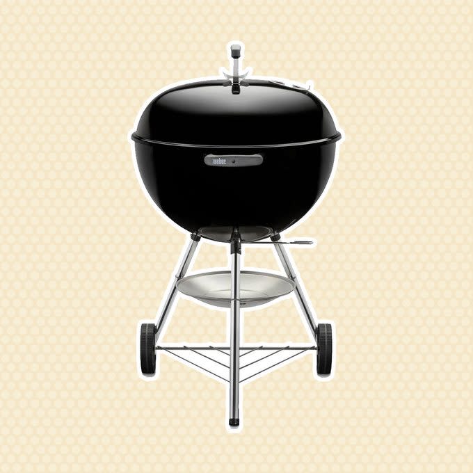 <a href="https://www.homedepot.com/p/Weber-22-in-Original-Kettle-Charcoal-Grill-in-Black-741001/100012014?" rel="nofollow noopener" target="_blank" data-ylk="slk:Grill;elm:context_link;itc:0;sec:content-canvas" class="link rapid-noclick-resp">Grill</a>