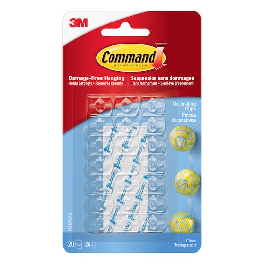Command Clear Decorating Clips (Pack of 40) (Walmart / Walmart)
