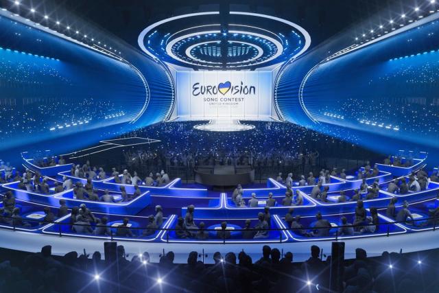 The international singing competition will take place at the 11,000-capacity Liverpool Arena (BBC/Eurovision/PA) (PA Media)