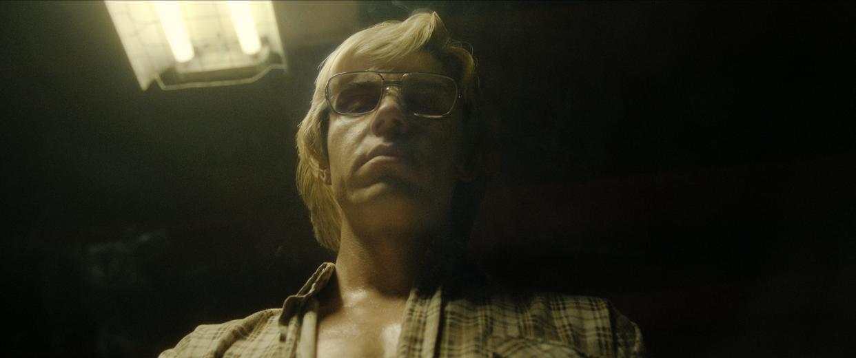 Evan Peters plays the Milwaukee serial killer in "Dahmer. Monster: The Jeffrey Dahmer Story."