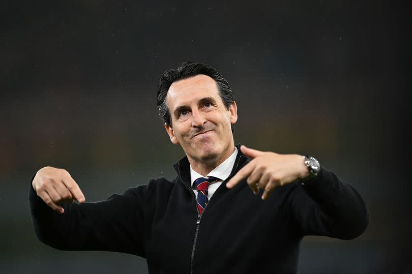 Unai Emery has led Villa to the Champions League