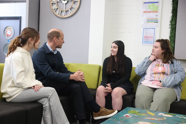 <p>Ian Vogler - WPA Pool/Getty Images</p> Prince William at the Hanworth Centre Hub in Feltham on April 18, 2024.