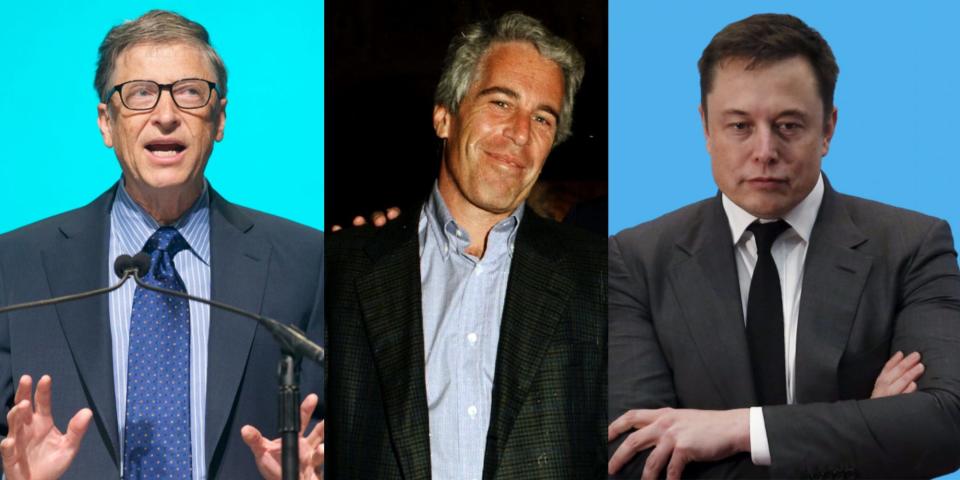 Jeffrey Epstein, Bill Gates, Elon Musk