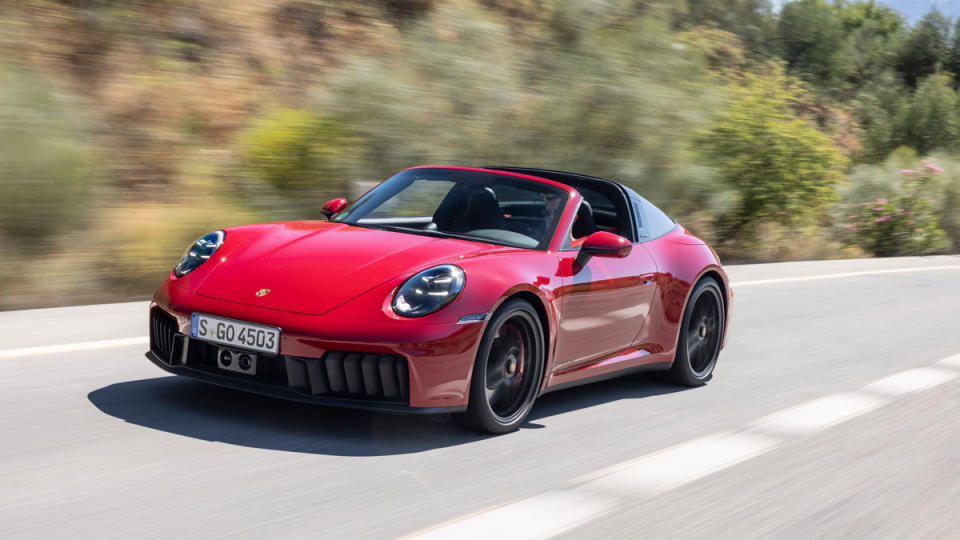 The hybrid Porsche 911 Targa 4 GTS.